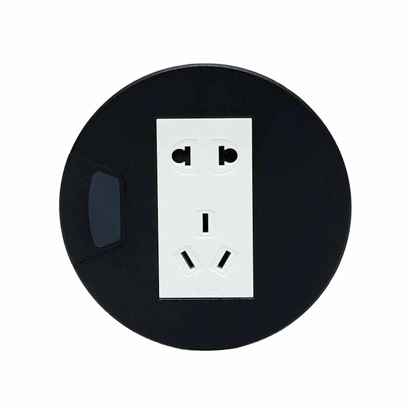 Neuvottelupöydän virtaläpivientipistoke USB:llä