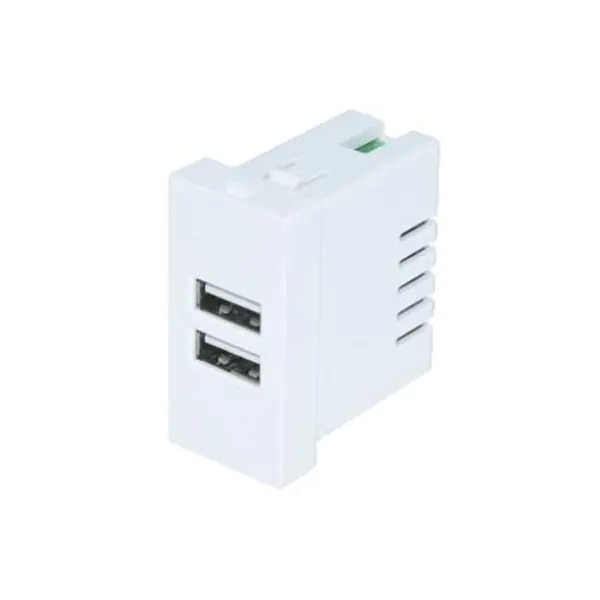 Dual Port TypeA+A USB-laturiliitäntämoduuli 2.1A